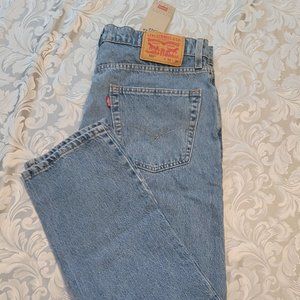 LEVIS MEN 502 REGULAR TAPER FIT WARP STRECH JEANS